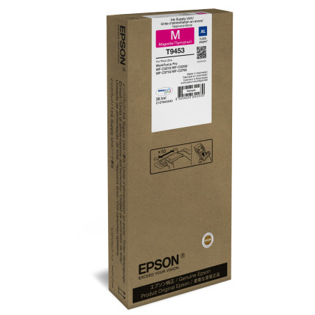 Cartucho tinta epson t9453 magenta -  5000 paginas -  wf - c5790dwf -  wf - c5710dwf -  wf - c5290dw -  wf - c5210dw