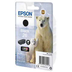Cartucho tinta epson t260140 negro xp - 600 - 605 - 700 - 800 -  oso polar