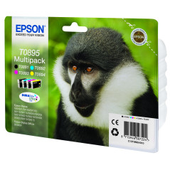 Epson Monkey T0895 ink cartridge 1 pc(s) Original Black, Cyan, Magenta, Yellow