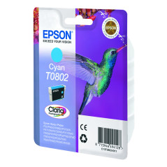 Epson Hummingbird T0802 ink cartridge 1 pc(s) Original Cyan