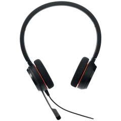 Auriculares jabra evolve 20 ms stereo negro