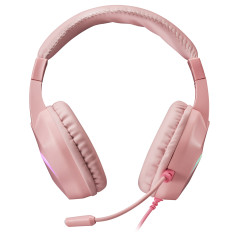 Mars Gaming MH122P headphones/headset Wired Head-band USB Type-A Pink