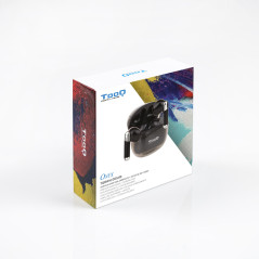 TooQ Onyx Auricolare Wireless In-ear Musica e Chiamate Bluetooth Nero, Cromo