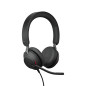 Auriculares jabra evolve2 40 se uc stereo negro Auriculares jabra evolve2 40 se uc stereo negro