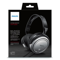 Philips SHP2500/10 headphones/headset Wired Head-band Music Black, Silver
