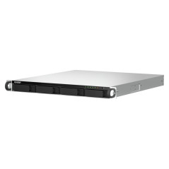 QNAP TS-464U-RP NAS Rack (1U) Intel® Celeron® N5095 8 GB DDR4 0 TB QNAP Turbo System Alluminio, Nero