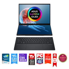 ASUS Zenbook Duo UX8406MA-PZ255W Intel Core Ultra 9 185H Ibrido (2 in 1) 35,6 cm (14") Touch screen 3K 32 GB LPDDR5x-SDRAM 1 TB