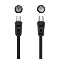 Nanocable 10.26.0202 coaxial cable 3C-2V 70.9" (1.8 m) 9.5 mm Black