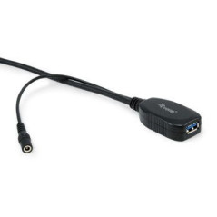 Cable alargador usb 3.0 equip a usb 3.0 macho - hembra 15m negro