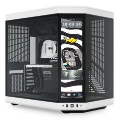 Case computer desktop ATX Hyte CS-HYTE-Y70-BW-L Bianco Nero