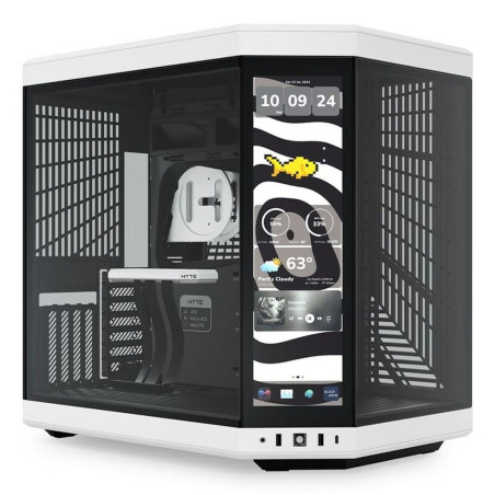Case computer desktop ATX Hyte CS-HYTE-Y70-BW-L Bianco Nero