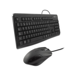 CoolBox COO-KTR-01U keyboard Mouse included Office USB QWERTY Black