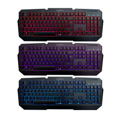 CoolBox Pack gaming DeepX-Wing 2 keyboard Mouse included USB QWERTY Spanish Black