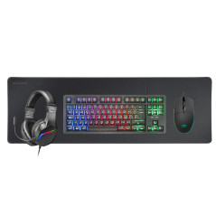 Mars Gaming MCP-RGB3 keyboard Mouse included USB QWERTY Spanish Black