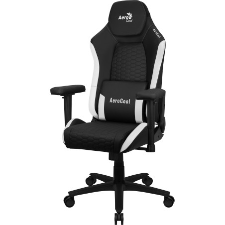 Aerocool CROWNBW video game chair Universal gaming chair Padded seat Black, White