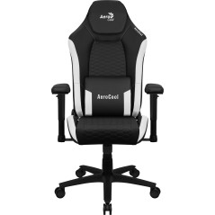 Aerocool CROWNBW video game chair Universal gaming chair Padded seat Black, White