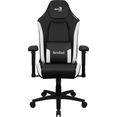 Aerocool CROWNBW video game chair Universal gaming chair Padded seat Black, White