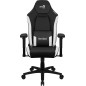 Aerocool CROWNBW video game chair Universal gaming chair Padded seat Black, White