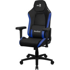 Aerocool CROWNBB sedia per videogioco Sedia per gaming universale Seduta imbottita Nero, Blu
