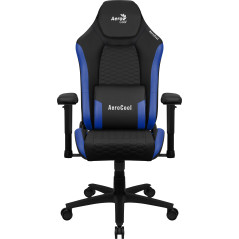 Aerocool CROWNBB sedia per videogioco Sedia per gaming universale Seduta imbottita Nero, Blu