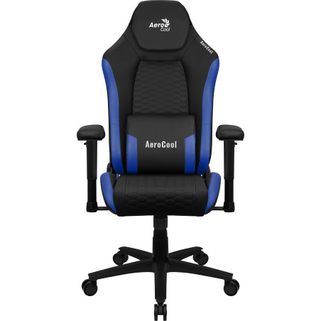 Aerocool CROWNBB sedia per videogioco Sedia per gaming universale Seduta imbottita Nero, Blu