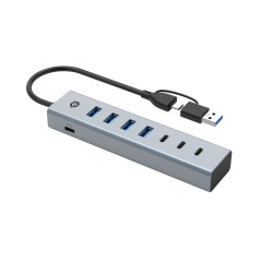 Hub usb 3.0 conceptronic hubbies20g 7 puertos usb - c a 3xusb - c 4xusb - a