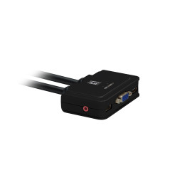 Conmutador kvm leven one kvm - 0223 vga usb para 2 cpu