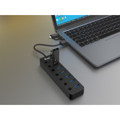 Equip 128965 interface hub USB 3.2 Gen 1 (3.1 Gen 1) Type-A 5000 Mbit s Black