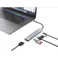 Docking station equip usb tipo c 7 en 1