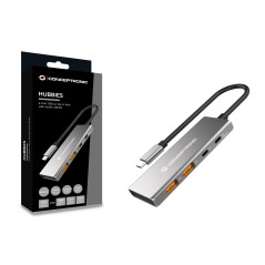 Conceptronic HUBBIES15G hub di interfaccia USB 3.2 Gen 2 (3.1 Gen 2) Type-C 10000 Mbit/s Grigio
