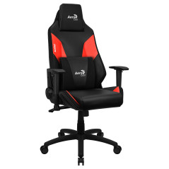 Aerocool Admiral Sedia per gaming universale Seduta imbottita Nero, Rosso