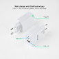 TooQ TQWC-GANQCPD45WT Caricabatterie per dispositivi mobili Universale Bianco AC Ricarica rapida Interno TooQ TQWC-GANQCPD45WT Caricabatterie per dispositivi mobili Universale Bianco AC Ricarica rapida Interno