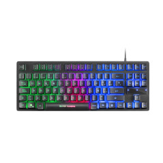 Mars Gaming MCPTKLES keyboard Mouse included USB Spanish Black