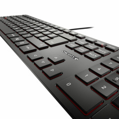 CHERRY JK-1600ES-2 keyboard Home/Office USB QWERTY Spanish Black