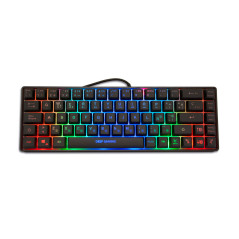 Deep Gaming mini TM065 keyboard USB QWERTY Spanish Black