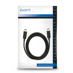 Ewent EC1045 cavo USB USB 3.2 Gen 2 (3.1 Gen 2) 1 m USB C Nero