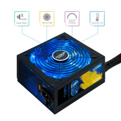 TooQ TQXGEII-800SAP alimentatore per computer 800 W 20+4 pin ATX ATX Nero
