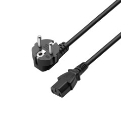 Cable de alimentacion ewent para fuente universal schuko - iec320 c13 3m
