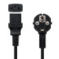 Cable alimentacion nanocable cpu - red 220v 1.5 m. corriente Cable alimentacion nanocable cpu - red 220v 1.5 m. corriente