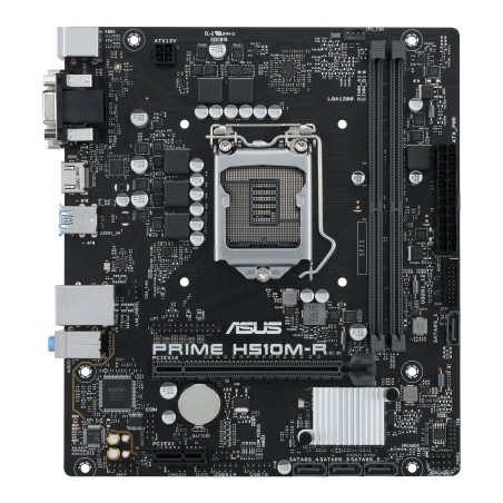 Placa base asus intel prime h510m - r socket 1200 ddr4 x2 max 64gb 2933 mhz d - sub dvi - d hdmi  matx
