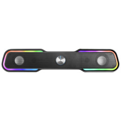 Barra de sonido mars gaming msbx 10w rgb negra