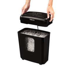 Fellowes Powershred 6M distruggi documenti Taglio a frammenti Nero