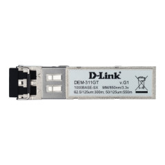Adaptador sfp (mini - gbic) d - link dem - 311gt -  1 x 1000base - sx -  50 m fibra ptica