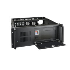 TooQ RACK-406N-USB3 rack cabinet 4U Wall mounted rack Black
