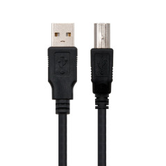 Nanocable 10.01.0105-BK USB cable USB 2.0 177.2" (4.5 m) USB A USB B Black