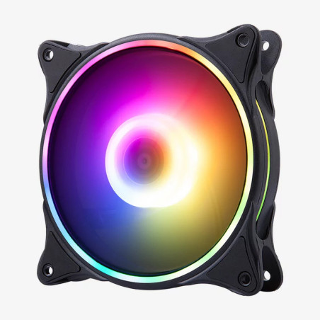 Hiditec N18 ARGB Computer case Fan 4.72" (12 cm) Black