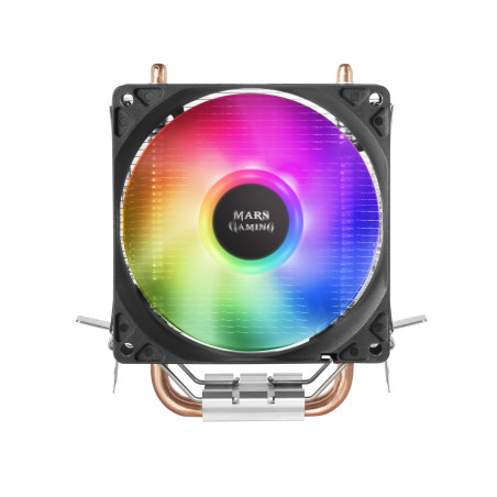 Mars Gaming MCPUARGB computer cooling system Processor Cooler 3.54" (9 cm) Black 1 pc(s)