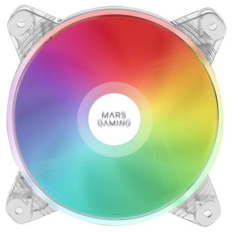 Mars Gaming MFD computer cooling system Computer case Fan 4.72" (12 cm) White 1 pc(s)
