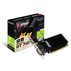 MSI GT 710 2GD3H LP graphics card NVIDIA GeForce GT 710 2 GB GDDR3