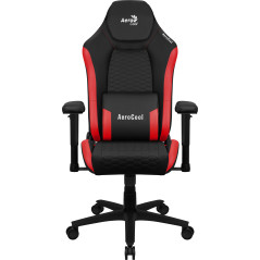 Aerocool CROWNBR sedia per videogioco Sedia per gaming universale Seduta imbottita Nero, Rosso
